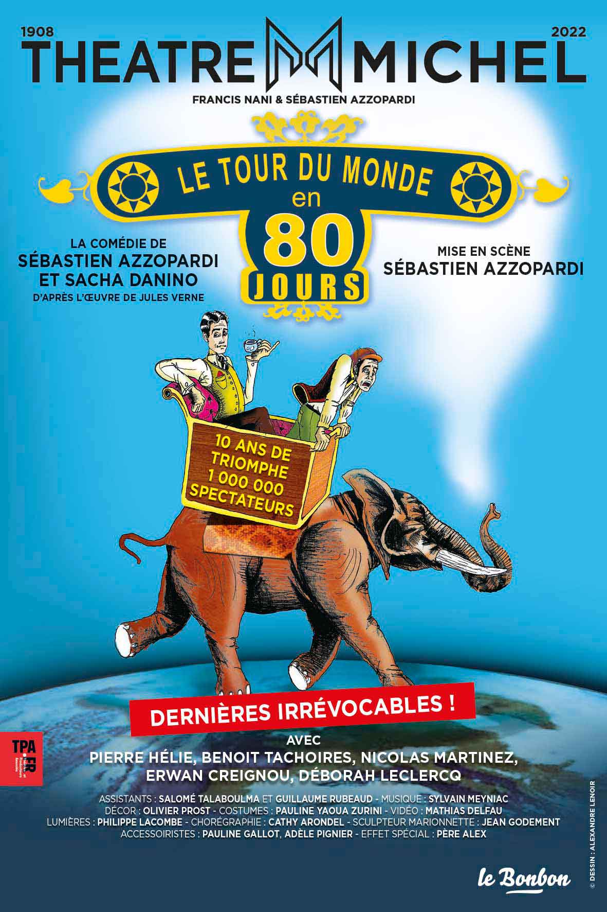 Le Tour du monde en 80 jours - Théâtre Michel
