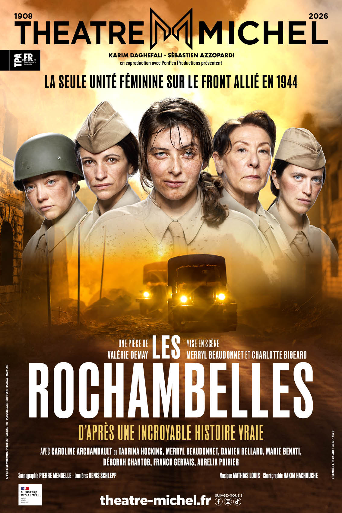 Rochambelles-Michel-CARO-40x60 Affiche d'ADN au Michel