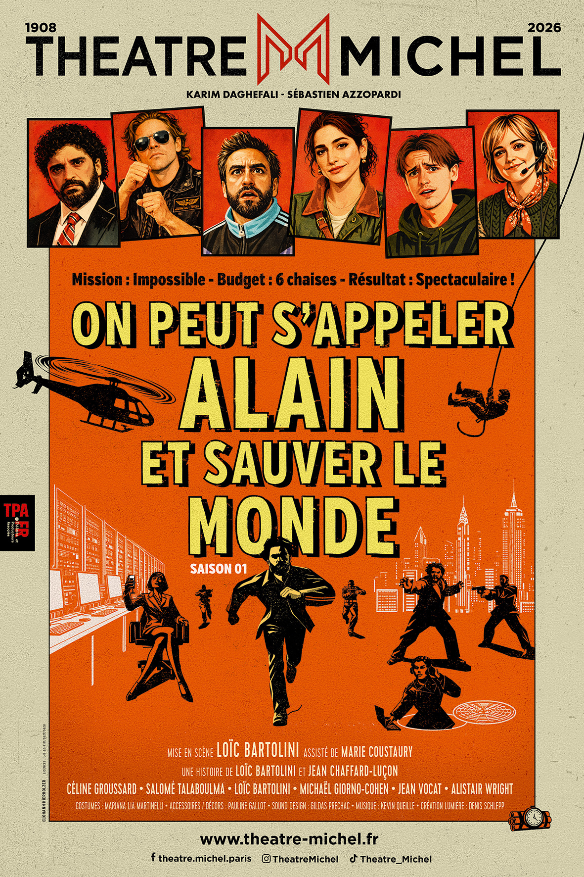 Affiche d'ADN au Michel